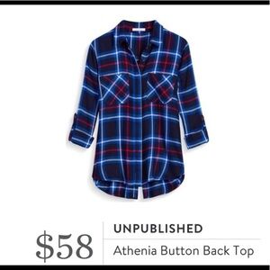 Lumberjack / dead stock sample piece flannel button down / woman’s XS